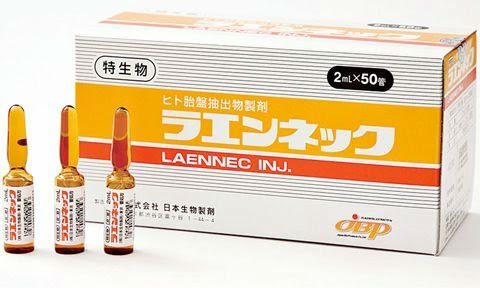 LAENNEC, PLACENTA, INJECTION