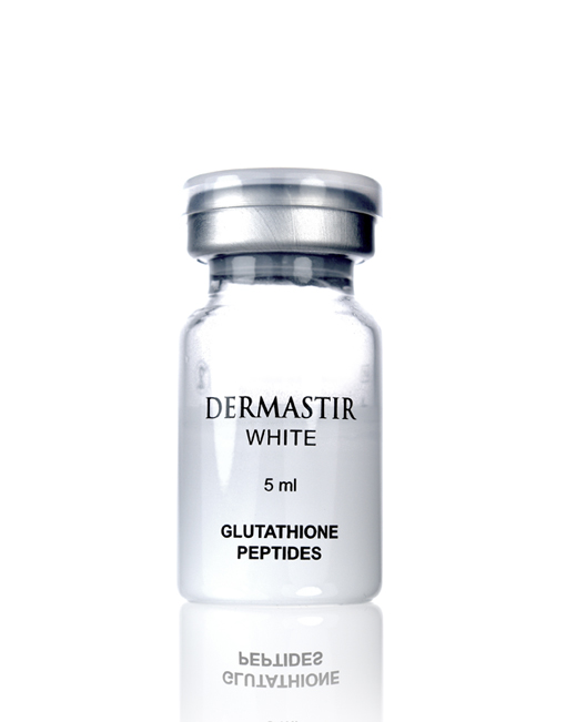 DERMASTIR – WHITE STERILE 1 box (10 x 5 ml) GLUTATHIONE PEPTIDES WHITE GLUTA SKIN WHITENING by "www.ccthaitown.com"