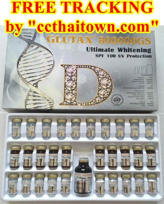 NEW GLUTAX 800000 GS ULTIMATE WHITENING SPF 100 UV PROTECTION GLUTATHIONE SKIN WHITE by "www.ccthaitown.com"