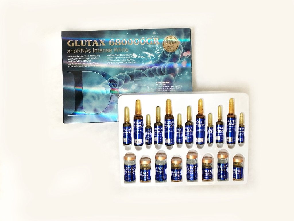 GLUTAX 680000GR snoRNAs INTENSE WHITE WHITENING GLUTATHIONE SKIN by "www.ccthaitown.com"