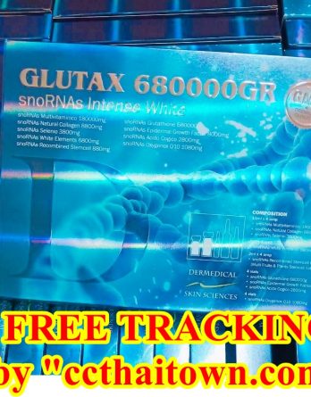 GLUTAX 680000GR snoRNAs INTENSE WHITE WHITENING GLUTATHIONE SKIN by "www.ccthaitown.com"