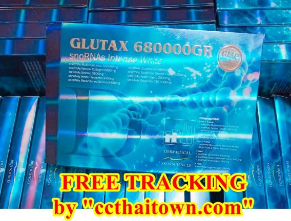 GLUTAX 680000GR snoRNAs INTENSE WHITE WHITENING GLUTATHIONE SKIN by "www.ccthaitown.com"