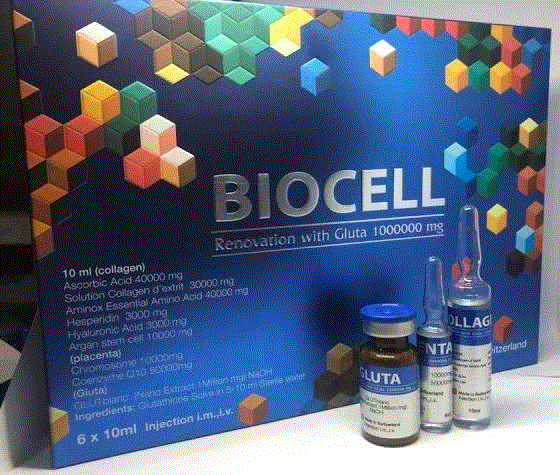 BIOCELL RENOVATION WITH GLUTA 1000000 mg INJECTION (SWISS)