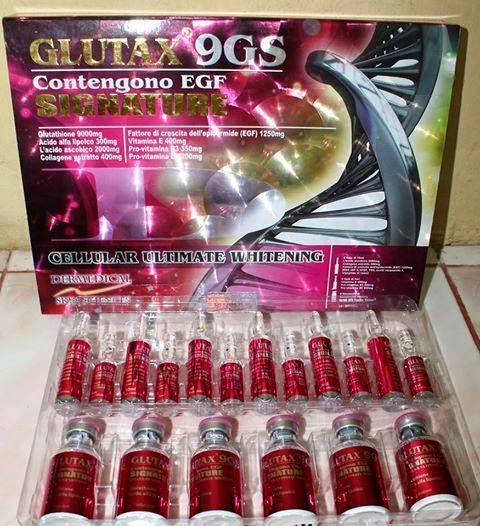 GLUTAX 9GS CONTENGONO EGF SIGNATURE CELLULAR ULTIMATE WHITENING GLUTATHIONE SKIN by "www.ccthaitown.com"