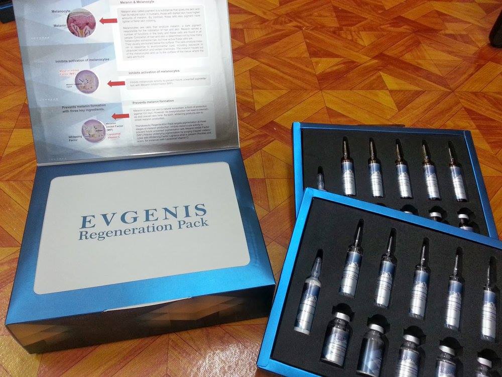 EVGENIS REGENERATION PACK YOUTHFUL SKIN QUATTRO EFFECT WHITE GLUTATHIONE SKIN WHITENING by "www.ccthaitown.com"