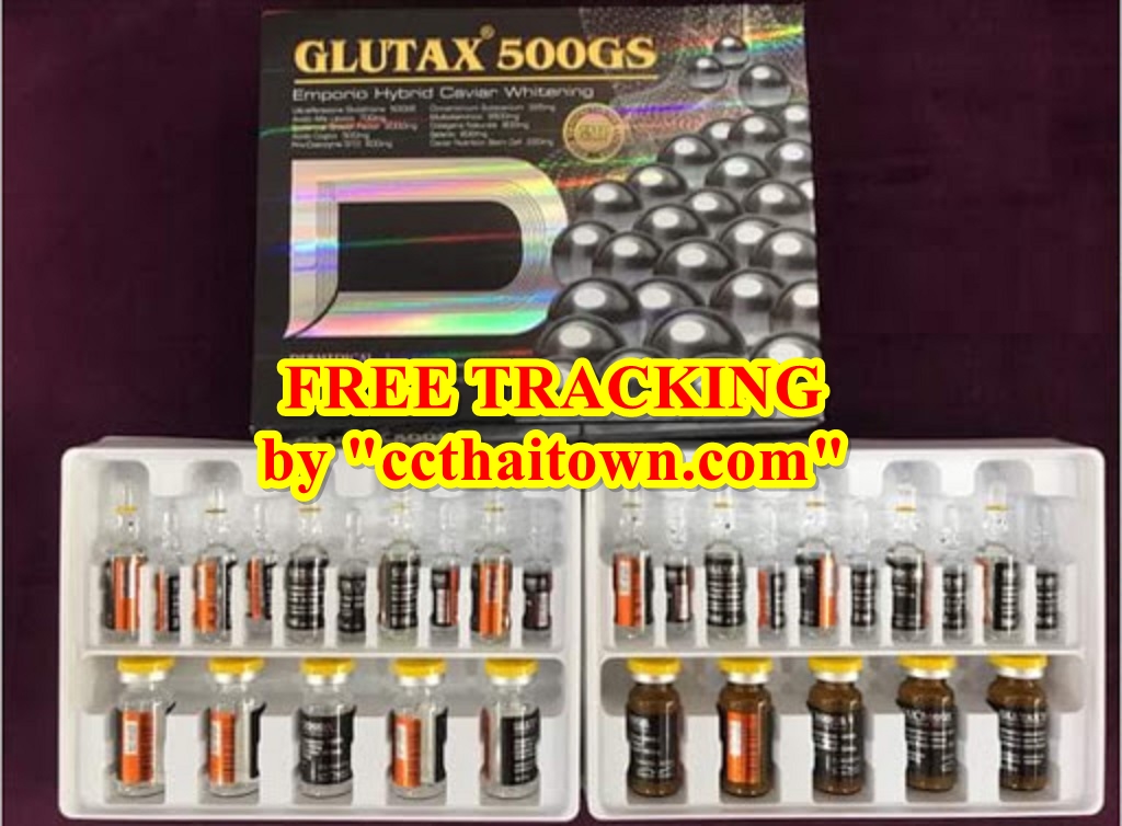 GLUTAX 500GS EMPORIO HYBRID CAVIAR GLUTATHIONE SKIN WHITENING INJECTION by www.ccthaitown.com