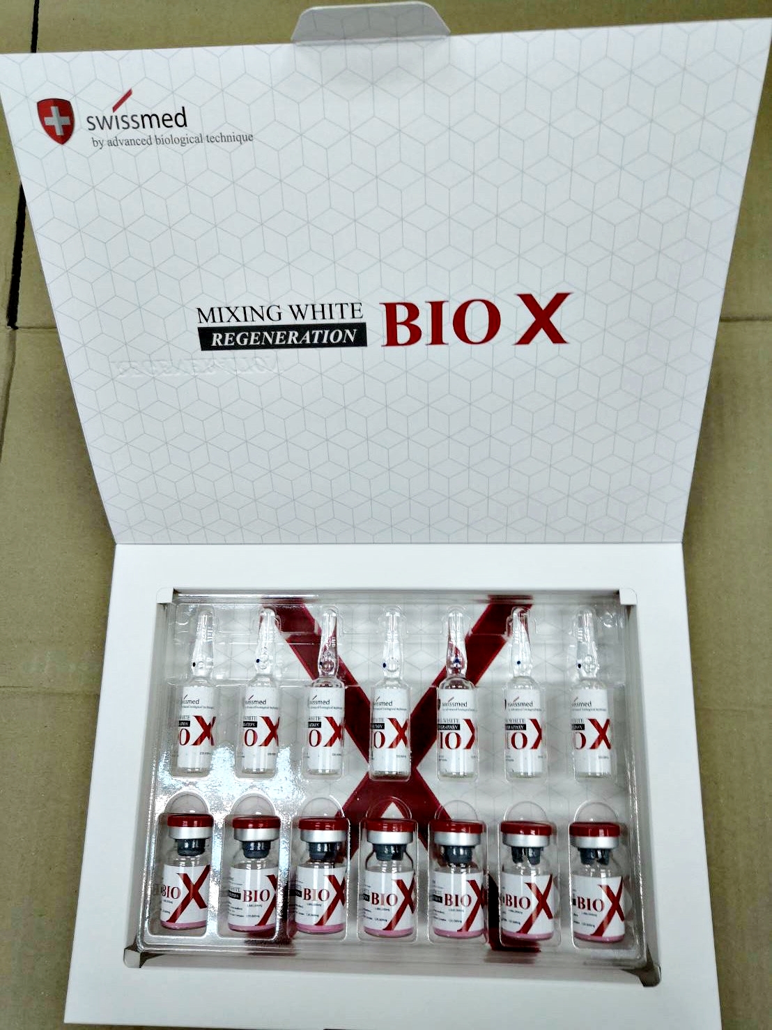 NEW MIXING WHITE BIO X (SWITZERLAND) REGENERATION GLUTATHIONE WHITENING INJECTION by www.ccthaitown.com