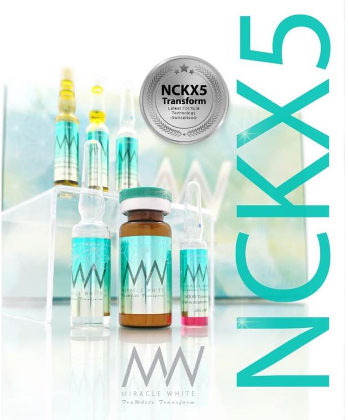 MIRACLE WHITE TRUWHITE TRANSFORM NCKX5 WHITENING GLUTATHIONE SKIN INJECTION by www.ccthaitown.com