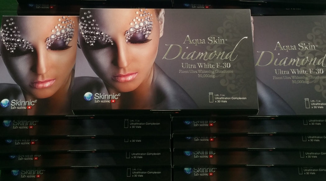 AQUA SKIN DIAMOND ULTRA WHITE F-30 30,000 MG WHITENING GLUTATHIONE SKIN (SWISS) INJECTION by www.ccthaitown.com