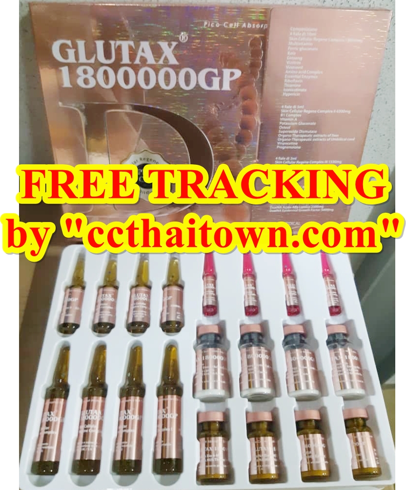 NEW GLUTAX 1800000GP PICO CELL ABSORPTION SKIN CELLULAR REGENESIS WHITENING GLUTATHIONE by "www.ccthaitown.com"