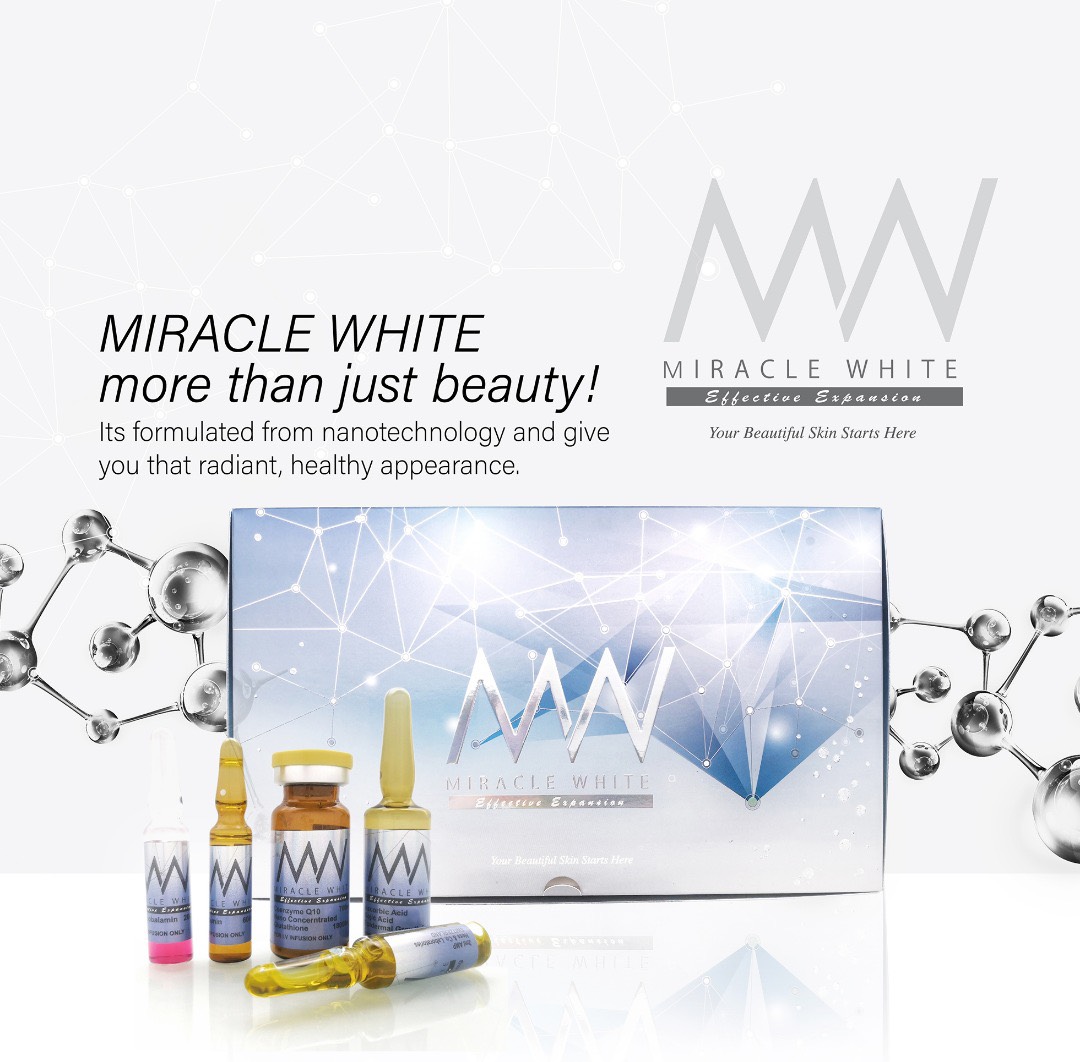 MIRACLE WHITE (BLUE BOX) REGAIN EFFECTIVE EXPANSION PERFECTION SKIN WHITE GLUTATHIONE INJECTION by www.ccthaitown.com