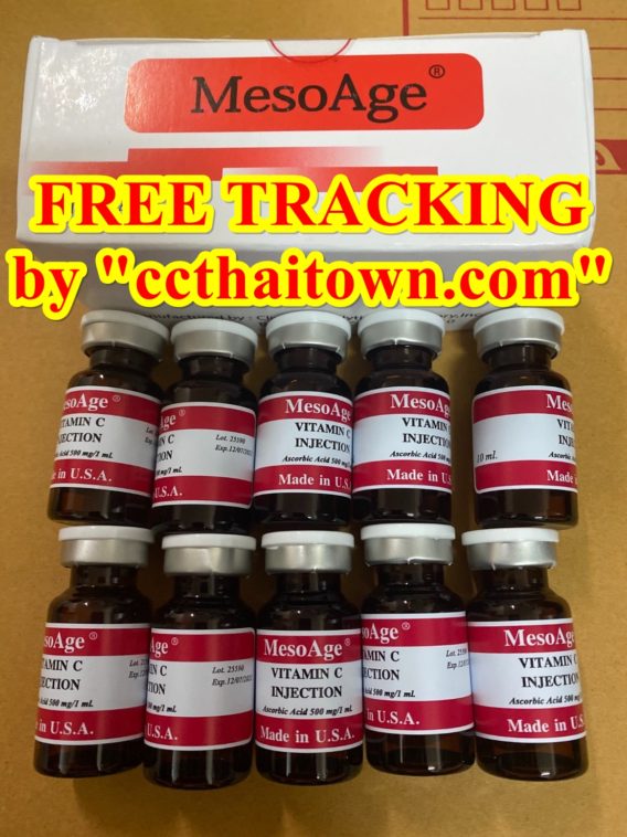 MESOAGE VITAMIN C ASCORBIC ACID 100% (USA) INJECTION AMPOULE www.ccthaitown.com