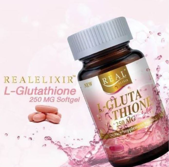 REAL ELIXIR L-GLUTATHIONE 250 MG (30 SOFTGELS) NUTRITION PROCESS by "www.ccthaitown.com"